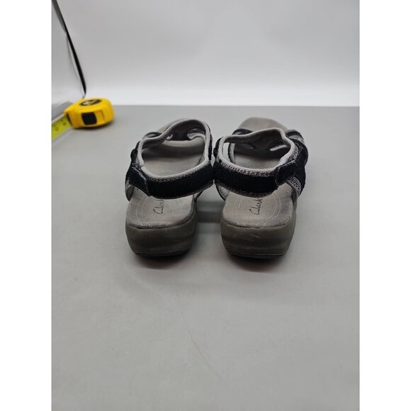 Clarks Collection in Motion sport walking comfort sandals Gray Strap Size 10M - Picture 4 of 6